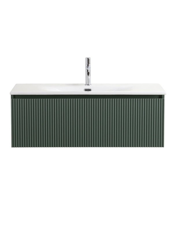 Тумба под раковину без столешницы BelBagno Uno 100 подвесная, 1 ящик, матовая еловая