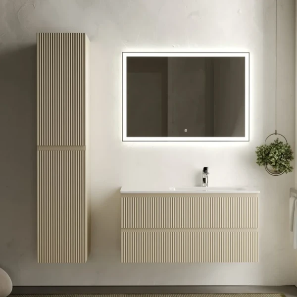 Мебель для ванной комнаты Sancos Snob R 100 см, R, beige soft