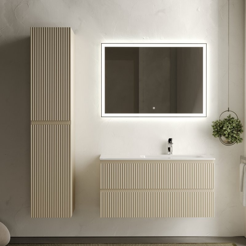 Мебель для ванной комнаты Sancos Snob R 100 см, R, beige soft