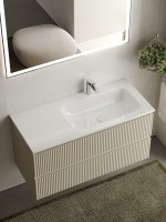 Мебель для ванной комнаты Sancos Snob R 100 см, R, beige soft