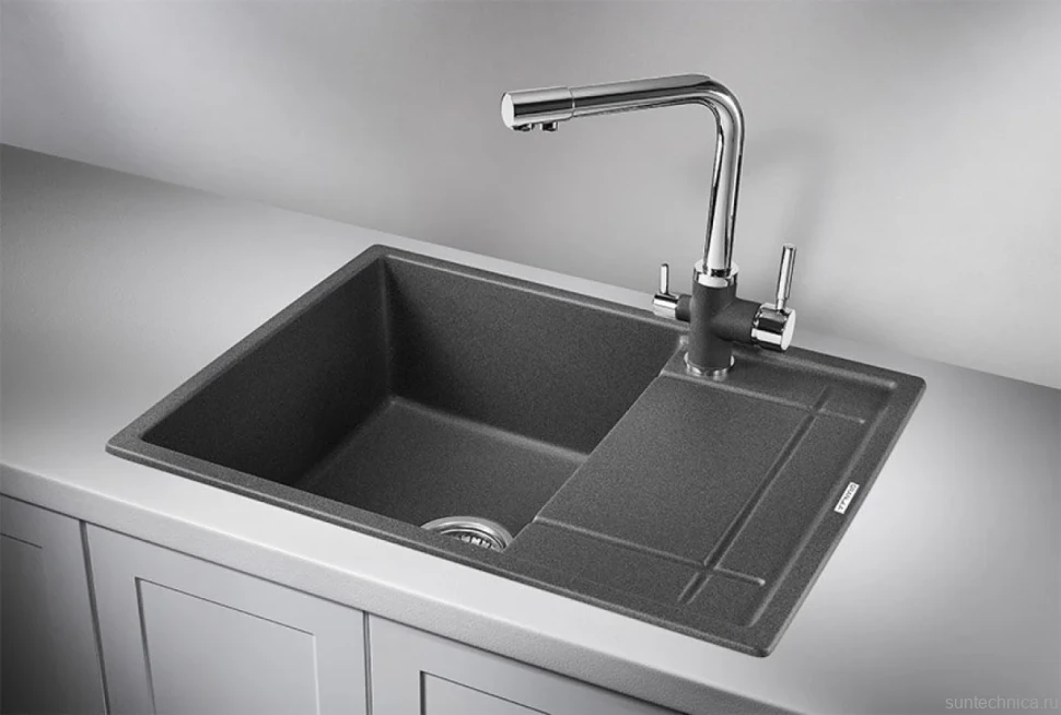Мойка кухонная Granula 6501, графит
