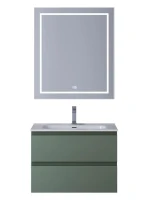 Мебель для ванной комнаты BelBagno Kraft 60 подвесная, матовая еловая, раковина bb600etl
