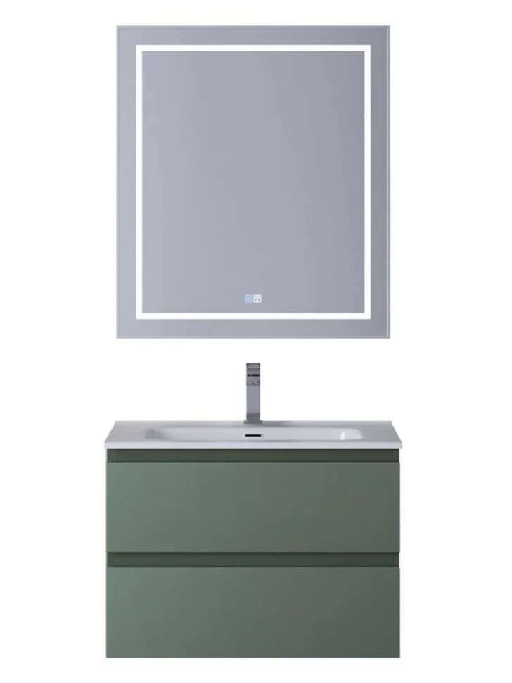 Мебель для ванной комнаты BelBagno Kraft 60 подвесная, матовая еловая, раковина bb600etl