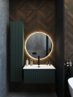 Тумба с раковиной La Fenice Terra 80 серая