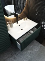 Тумба с раковиной La Fenice Terra 80 серая