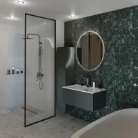 Тумба с раковиной La Fenice Terra 80 серая