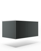 Тумба с раковиной La Fenice Terra 80 серая