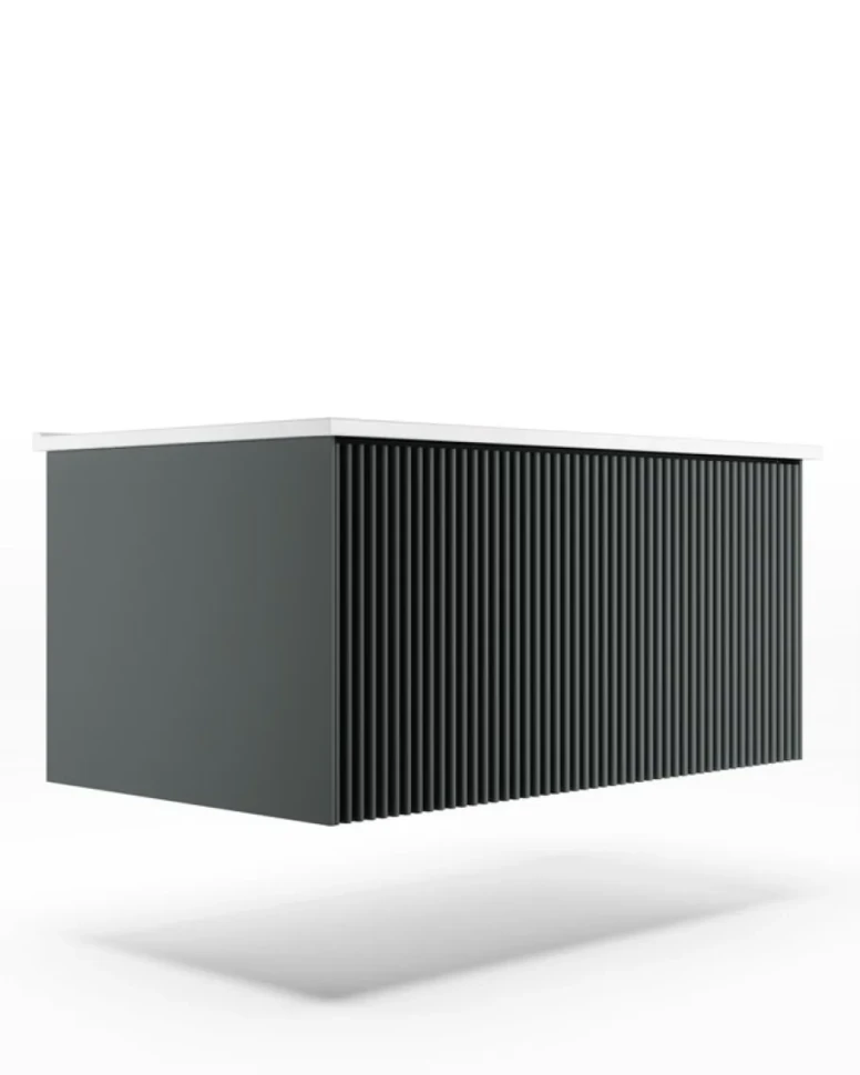 Тумба с раковиной La Fenice Terra 80 серая