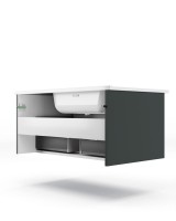 Тумба с раковиной La Fenice Terra 80 серая