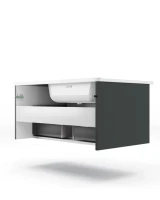 Тумба с раковиной La Fenice Terra 80 серая
