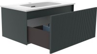 Тумба с раковиной La Fenice Terra 80 серая