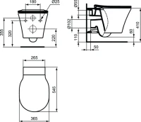 Комплект Ideal Standard Connect Air K819501PA15 Комплект Ideal Standard Connect Air K819501PA15