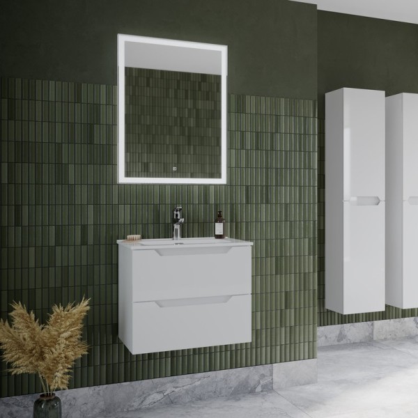 Мебель для ванной комнаты Sancos Norma 2.0 60 см белый глянец