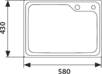 Мойка кухонная Kaiser KSM-5843 Мойка кухонная Kaiser KSM-5843