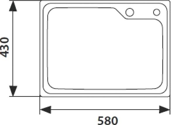 Мойка кухонная Kaiser KSM-5843