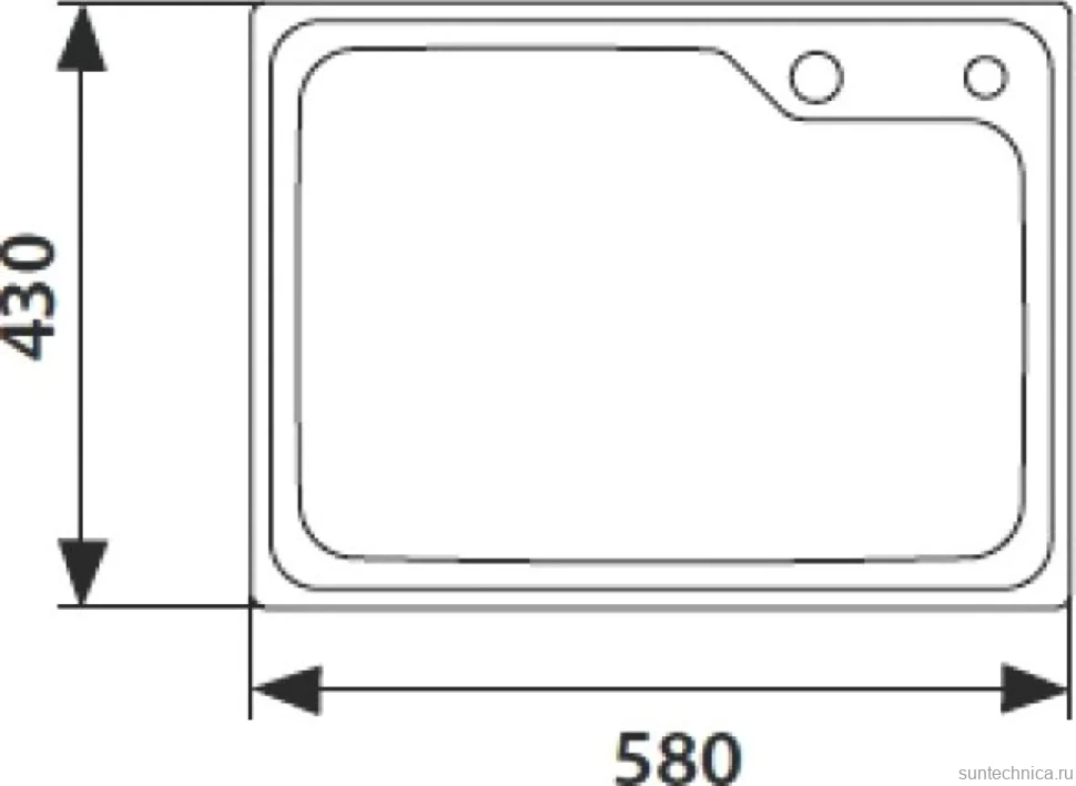 Мойка кухонная Kaiser KSM-5843