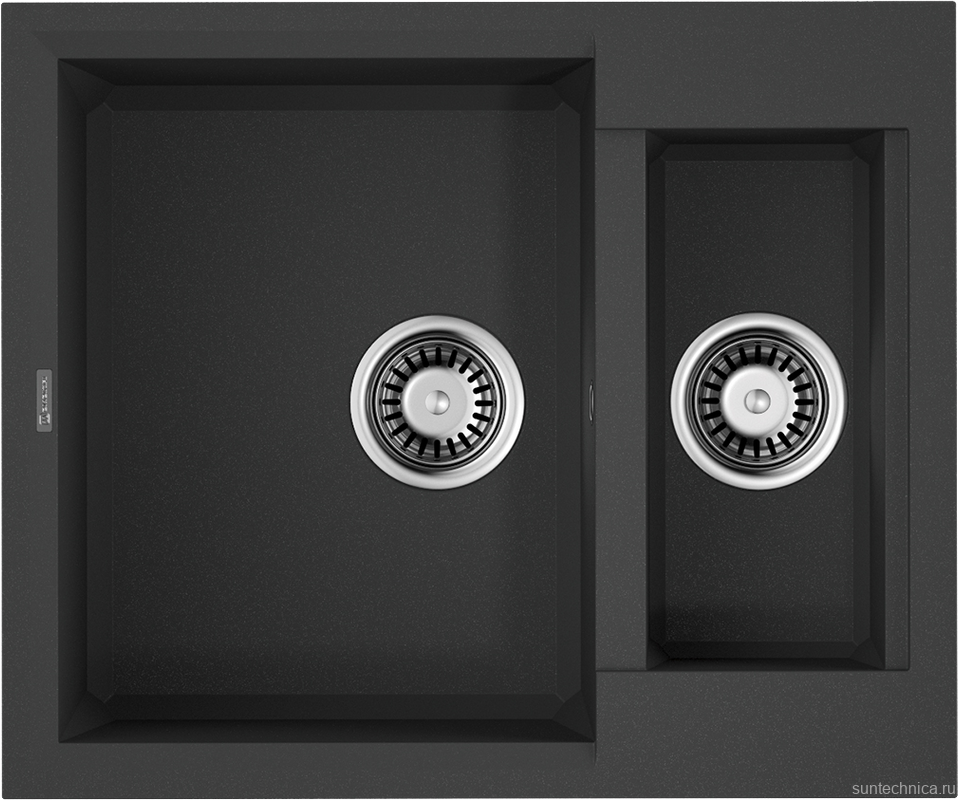 Комплект Мойка Omoikiri Sakaime 60-2-BL чёрная + Измельчитель Nagare 750