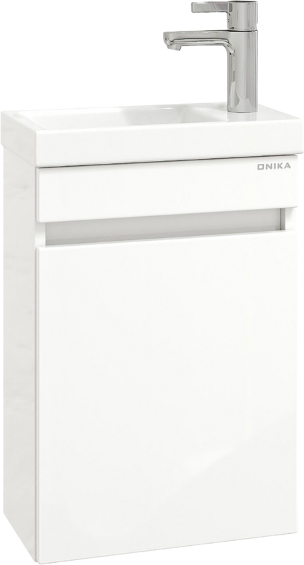 Тумба под раковину Onika Милтон 40 подвесная, белая
