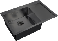 Мойка кухонная Steel Hammer SH 7851-L GRAFIT графит Мойка кухонная Steel Hammer SH 7851-L GRAFIT графит