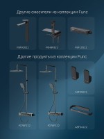 Смеситель для раковины AM.PM Func F8F02122 черный матовый Смеситель для раковины AM.PM Func F8F02122 черный матовый