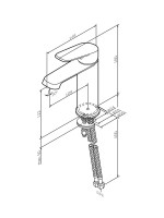 Смеситель для раковины AM.PM Func F8F02122 черный матовый Смеситель для раковины AM.PM Func F8F02122 черный матовый