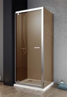 Душевой уголок Radaway Twist DW+S 70x80 коричневое стекло
