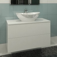 Тумба под раковину Orange Otto 100 белый глянец