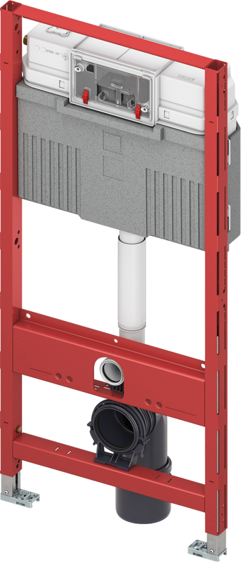 Комплект Унитаз подвесной Cezares Stylus + Крышка CZR-2316-SC с микролифтом + Инсталляция TECE Profil TECEprofil Uni 2.0 9300302 + Кнопка Now 9 240 402 хром матовый