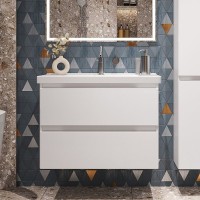 Тумба с раковиной SanStar Riana 80 подвесная