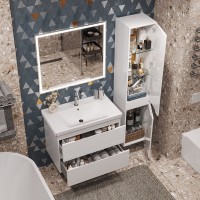 Тумба с раковиной SanStar Riana 80 подвесная