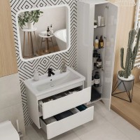 Тумба с раковиной SanStar Riana 80 подвесная