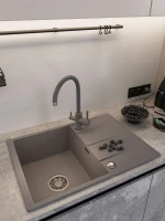 Мойка кухонная Emar Quartz EMQ-1700.Q Алмаз Мойка кухонная Emar Quartz EMQ-1700.Q Алмаз