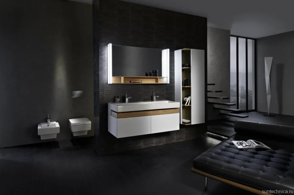 Шкаф пенал для ванной Jacob Delafon Terrace EB1179D R, белый лак