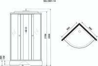 Душевая кабина Niagara NG-3501-14