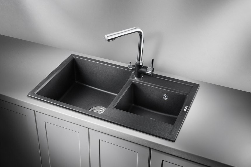 Мойка кухонная Granula 8201, черный
