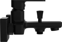 Смеситель для ванны с душем STWORKI Мосс S43100BK матовый чёрный