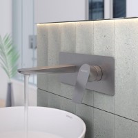 Смеситель для раковины Berges Ventas S 076013 С ВНУТРЕННЕЙ ЧАСТЬЮ, оружейная сталь