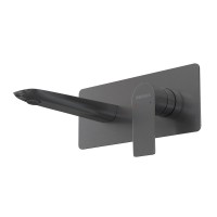 Смеситель для раковины Berges Ventas S 076013 С ВНУТРЕННЕЙ ЧАСТЬЮ, оружейная сталь