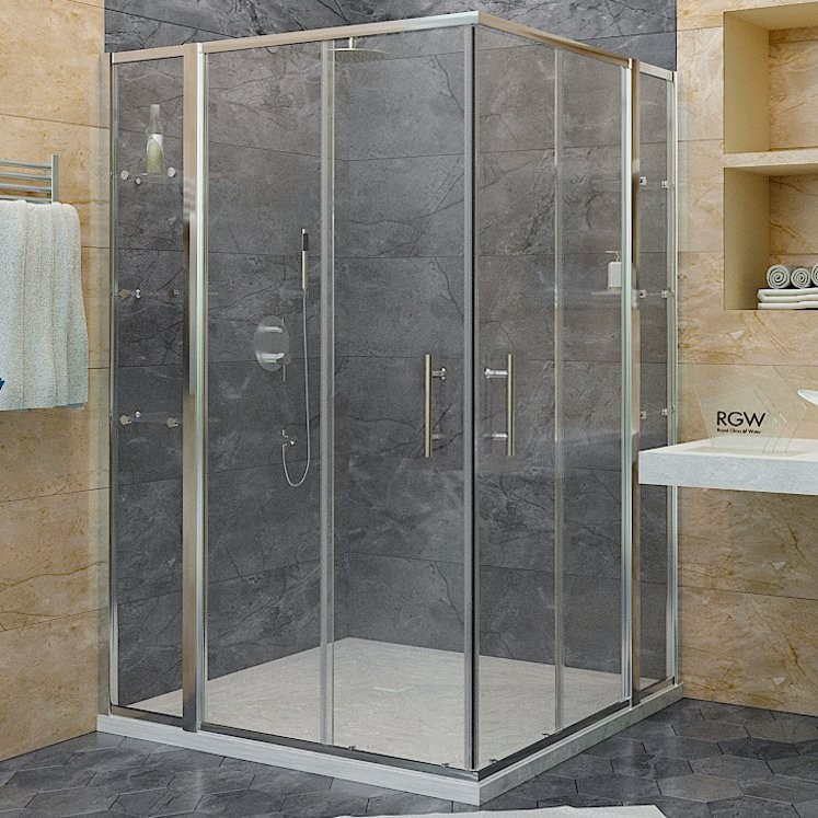 Душевой уголок RGW Hotel HO-312 110x110 см с полками