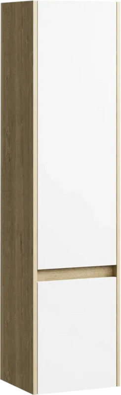 Шкаф пенал для ванной Aqwella City дуб балтийский