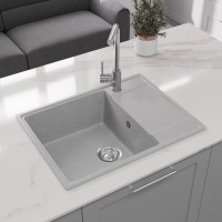 Мойка кухонная Domaci Палермо PR-650-003 серая Мойка кухонная Domaci Палермо PR-650-003 серая