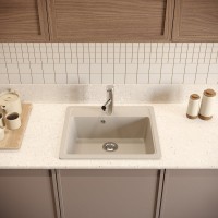 Мойка кухонная Domaci Болонья М-09-003 бежевая Мойка кухонная Domaci Болонья М-09-003 бежевая