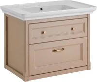 Тумба с раковиной ASB-Woodline Толедо 85 капучино Тумба с раковиной ASB-Woodline Толедо 85 капучино