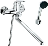 Смеситель с длинным изливом для ванны D-lin 430-8 D146430-8 хром