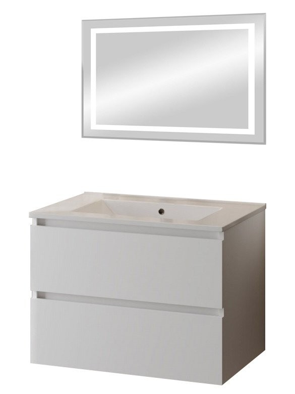 Мебель для ванной комнаты Teymi Laina 70 матовая белая