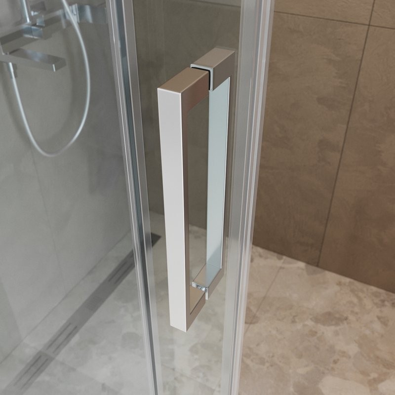 Душевой уголок BelBagno Soft Close-1 AH-1-120/100-C-Cr профиль хром