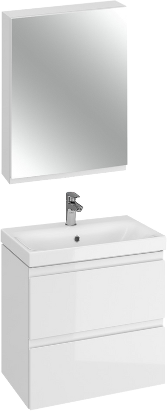Мебель для ванной комнаты Cersanit Moduo slim 60 белая