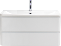Мебель для ванной комнаты BelBagno Albano 80 подвесная, bianco lucido