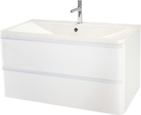 Мебель для ванной комнаты BelBagno Albano 80 подвесная, bianco lucido
