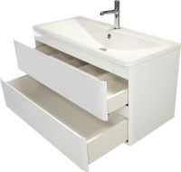 Мебель для ванной комнаты BelBagno Albano 80 подвесная, bianco lucido